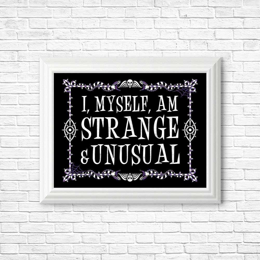 Strange Snake Frame - Posters & Prints