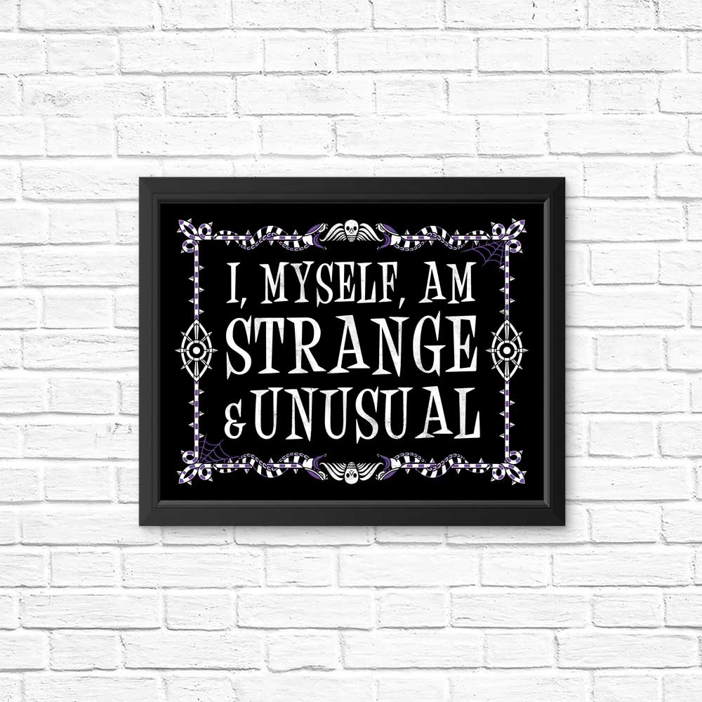 Strange Snake Frame - Posters & Prints