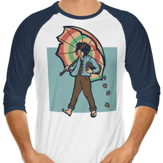 Strawberry Girl - 3/4 Sleeve Raglan T-Shirt