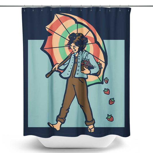Strawberry Girl - Shower Curtain