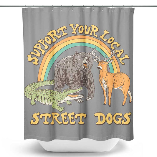 Street Dogs - Shower Curtain