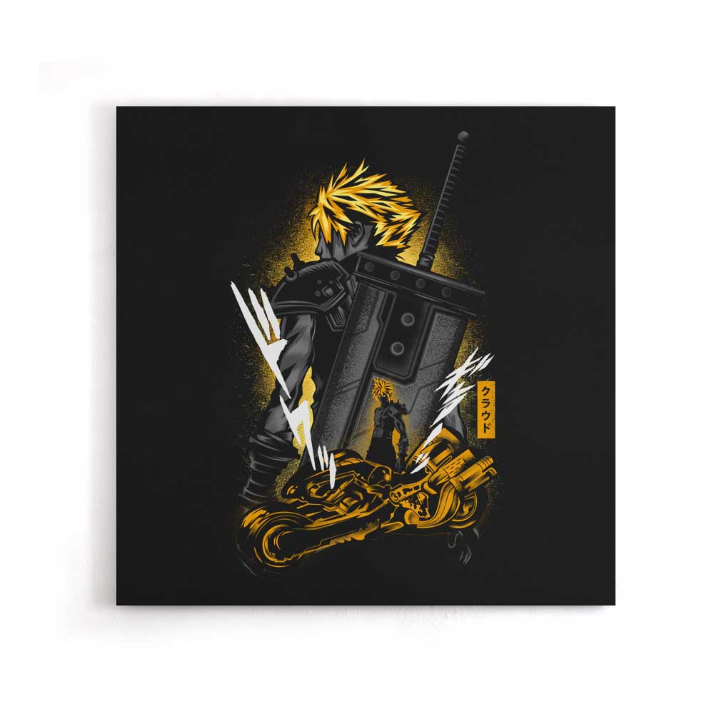 Strife and Fenrir - Canvas Print