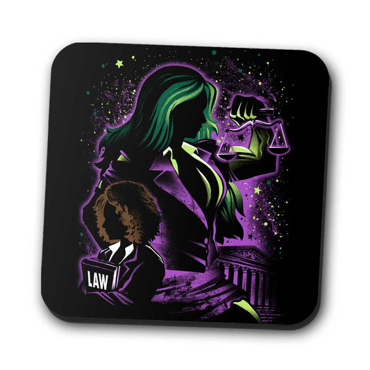 Strong Lawyer - Coasters