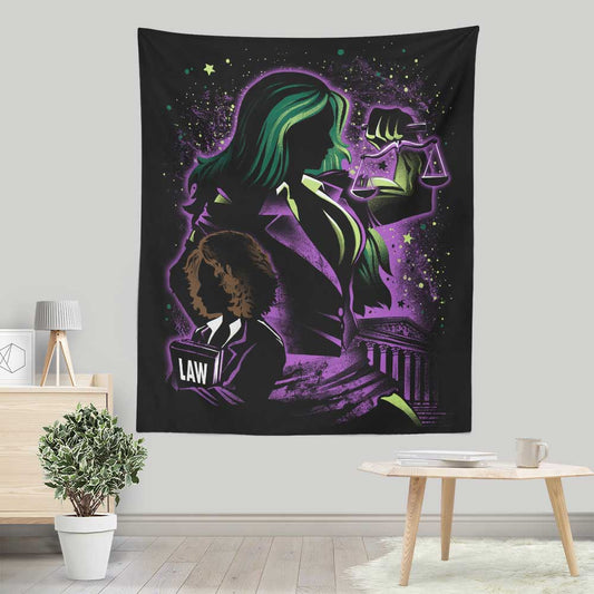 Strong Lawyer - Wall Tapestry