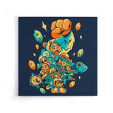 Strongest Cat Fighter - Canvas Print