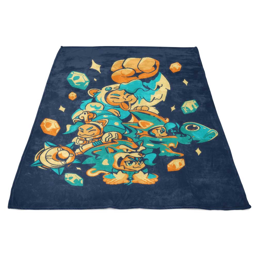 Strongest Cat Fighter - Fleece Blanket