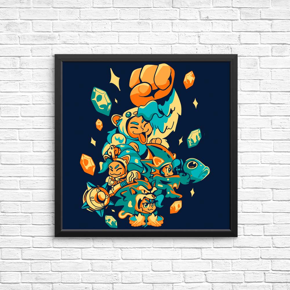 Strongest Cat Fighter - Posters & Prints
