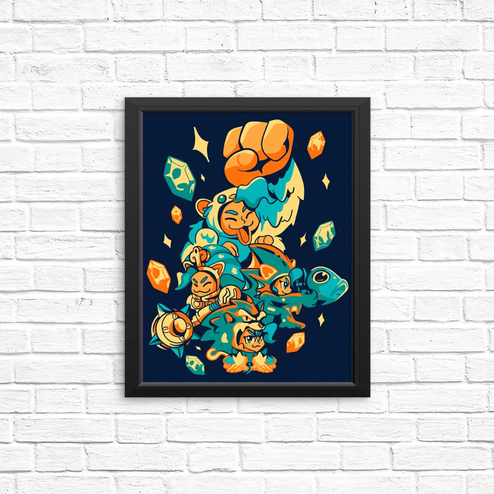 Strongest Cat Fighter - Posters & Prints