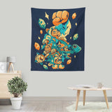 Strongest Cat Fighter - Wall Tapestry