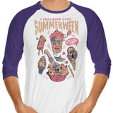 Summerween - 3/4 Sleeve Raglan T-Shirt