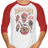 Summerween - 3/4 Sleeve Raglan T-Shirt