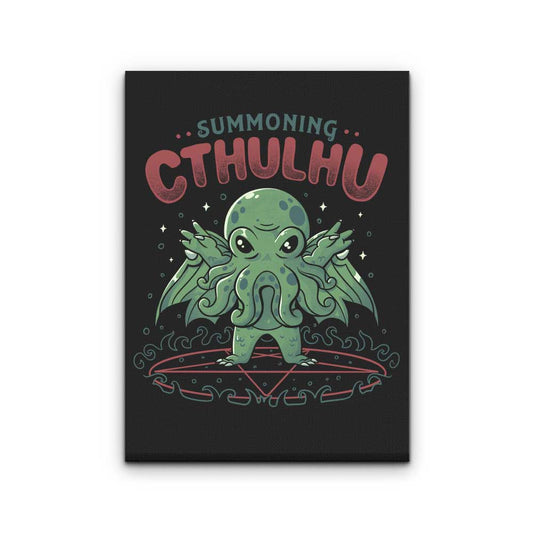 Summoning Cthulhu - Canvas Print