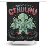 Summoning Cthulhu - Shower Curtain