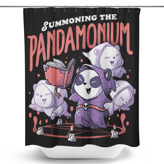 Summoning the Pandamonium - Shower Curtain