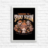 Summoning the Spooky Season - Posters & Prints