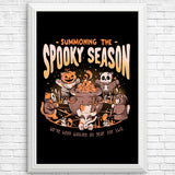 Summoning the Spooky Season - Posters & Prints