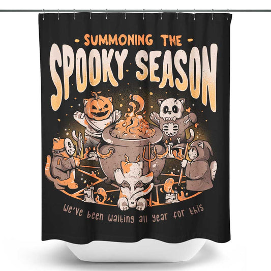 Summoning the Spooky Season - Shower Curtain