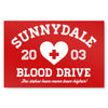 Sunnydale Blood Drive - Metal Print