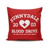 Sunnydale Blood Drive - Throw Pillow