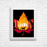 Sunset Fox - Posters & Prints