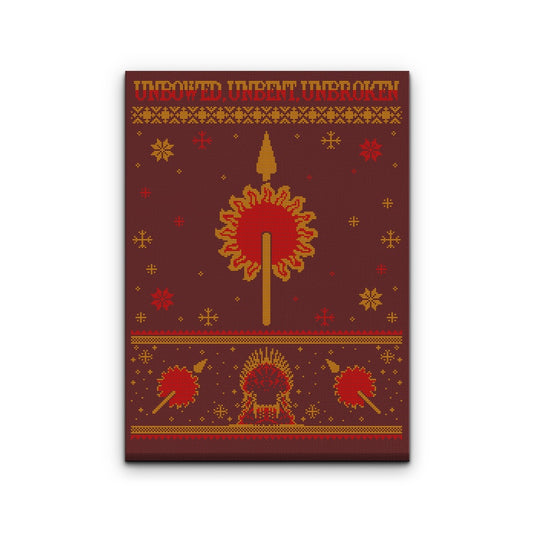 Sunspear Sweater - Canvas Print