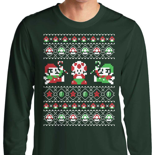 Super Christmas Bros. - Long Sleeve T-Shirt