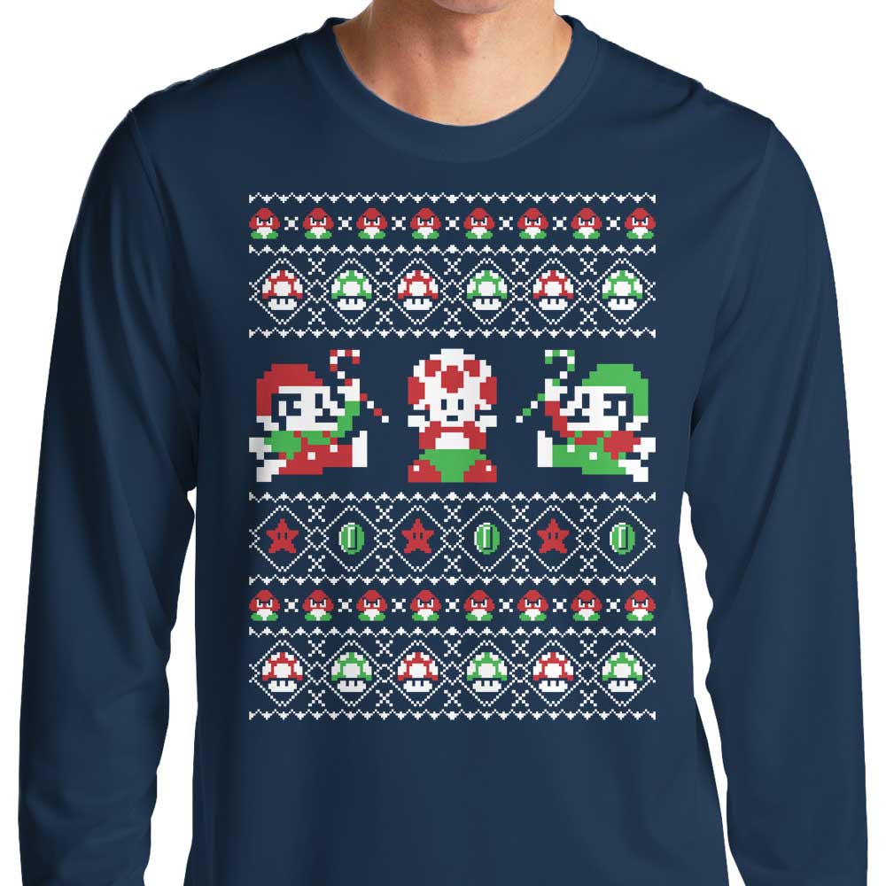 Super Christmas Bros. - Long Sleeve T-Shirt