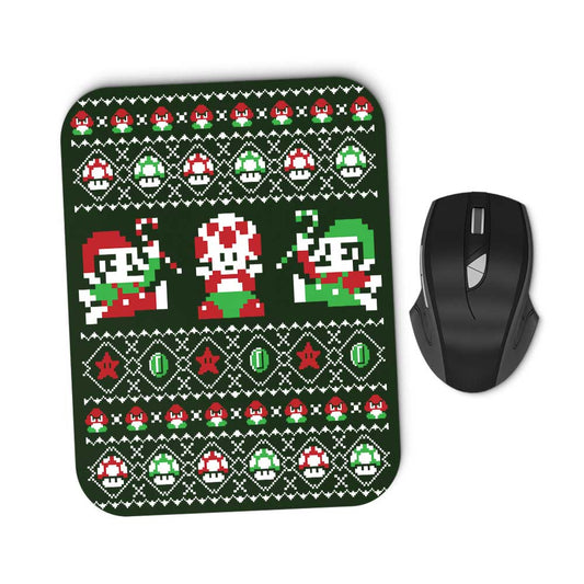Super Christmas Bros. - Mousepad