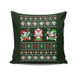 Super Christmas Bros. - Throw Pillow