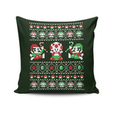 Super Christmas Bros. - Throw Pillow