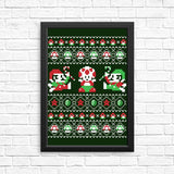 Super Christmas Bros. - Posters & Prints