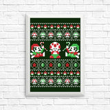 Super Christmas Bros. - Posters & Prints