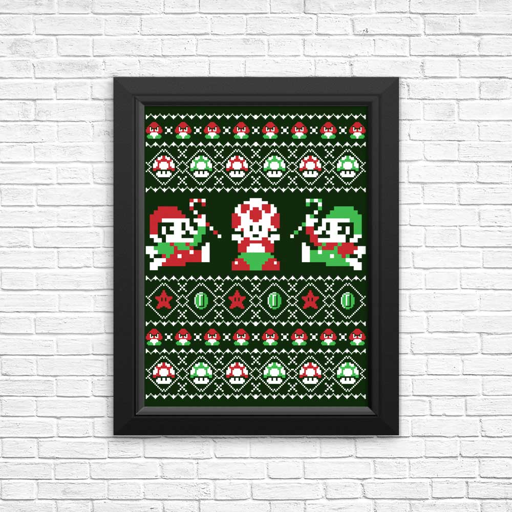 Super Christmas Bros. - Posters & Prints
