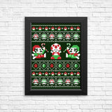 Super Christmas Bros. - Posters & Prints
