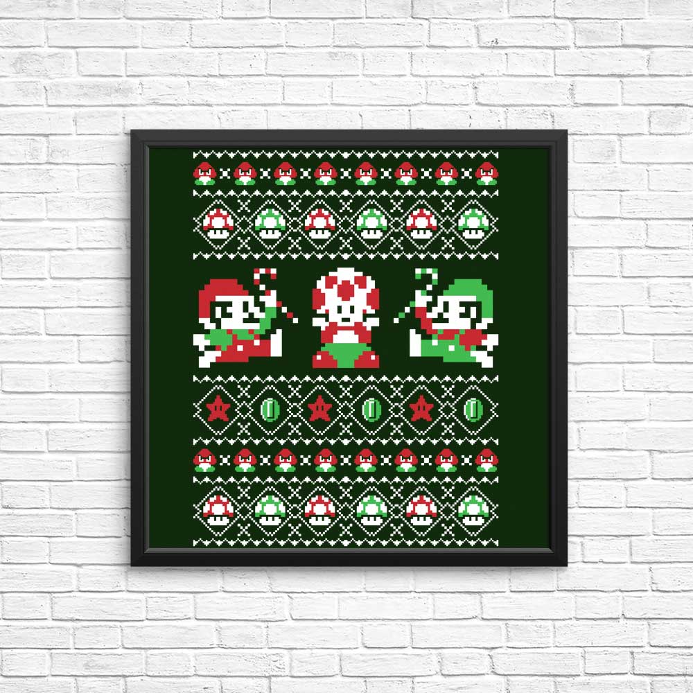 Super Christmas Bros. - Posters & Prints