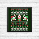 Super Christmas Bros. - Posters & Prints