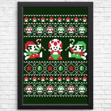 Super Christmas Bros. - Posters & Prints