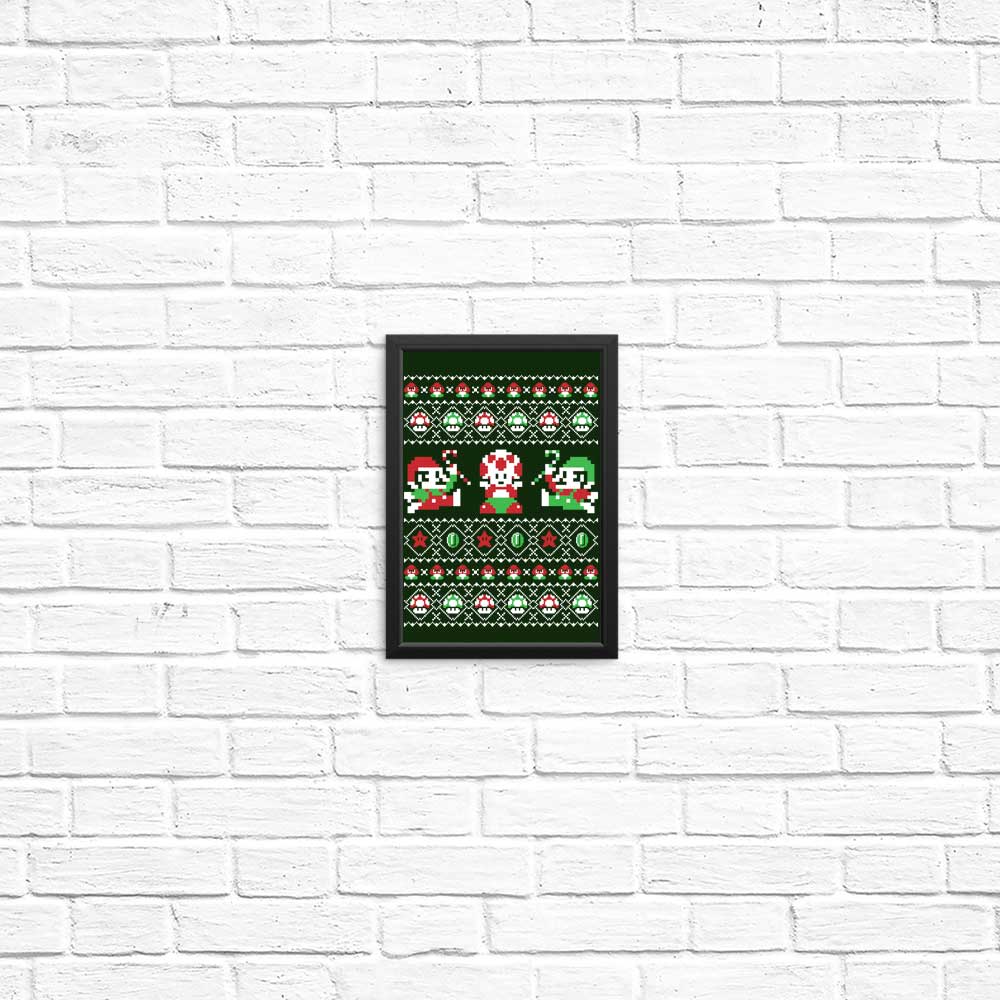 Super Christmas Bros. - Posters & Prints