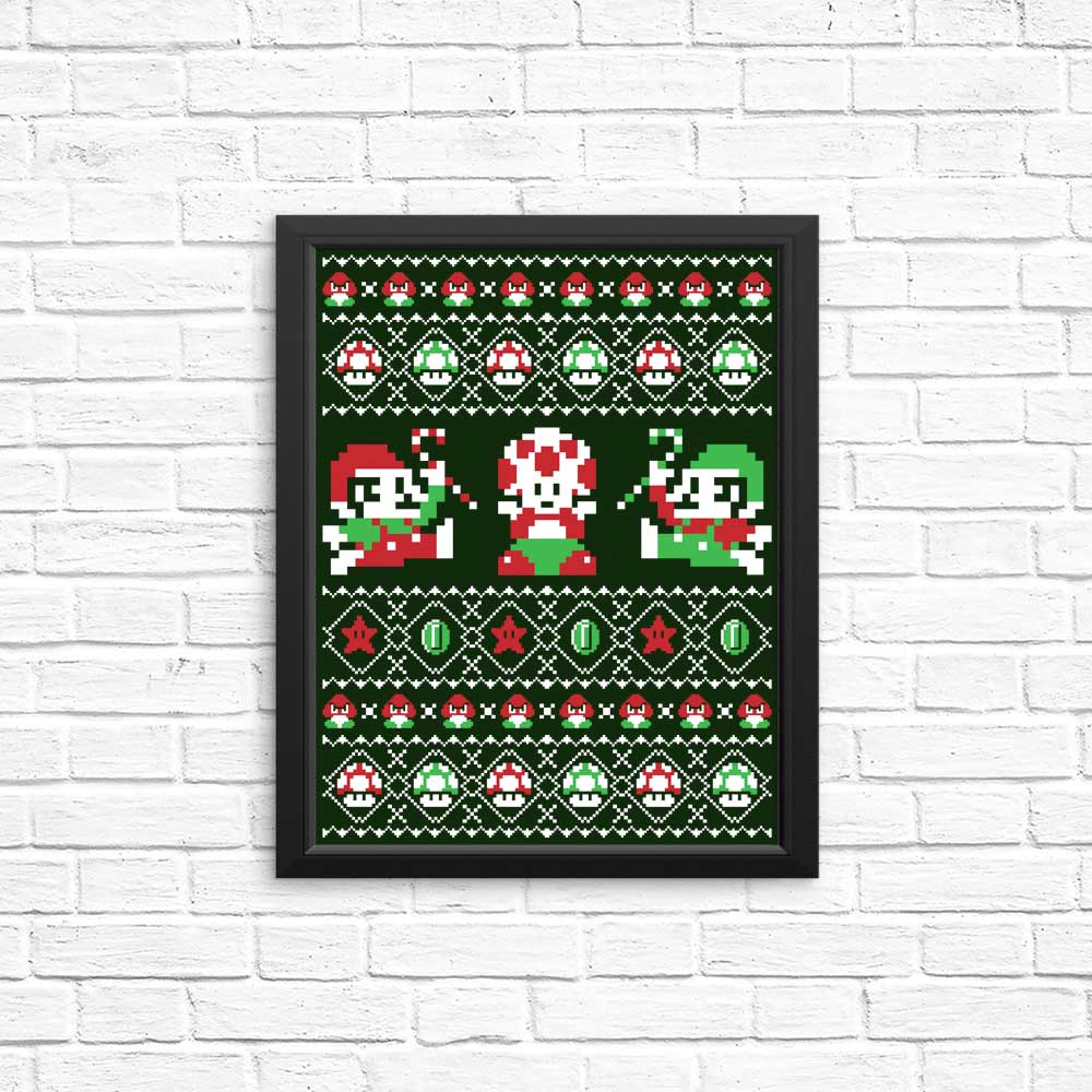 Super Christmas Bros. - Posters & Prints