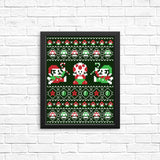 Super Christmas Bros. - Posters & Prints