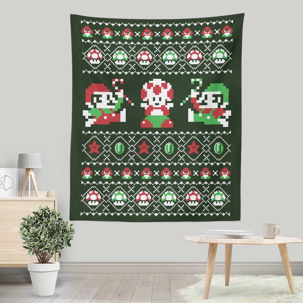 Super Christmas Bros. - Wall Tapestry