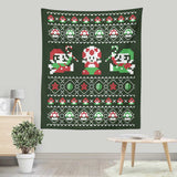 Super Christmas Bros. - Wall Tapestry