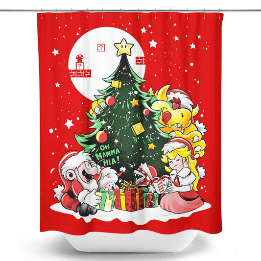 Super Christmas - Shower Curtain