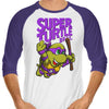 Super Donnie Bros - 3/4 Sleeve Raglan T-Shirt