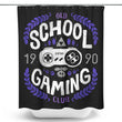 Super Gaming Club - Shower Curtain