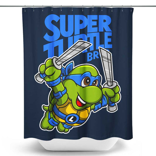 Super Leo Bros - Shower Curtain