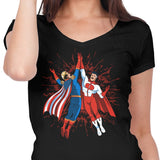 Super Maniac Friends - Women's V-Neck