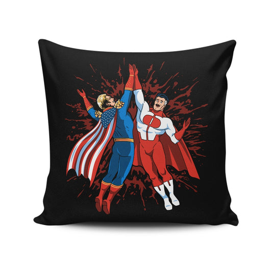 Super Maniac Friends - Throw Pillow