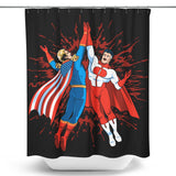 Super Maniac Friends - Shower Curtain