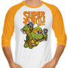 Super Mikey Bros - 3/4 Sleeve Raglan T-Shirt